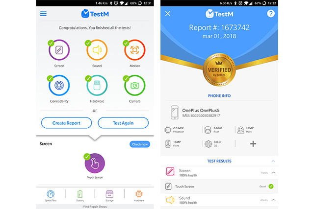 TestM Test Report