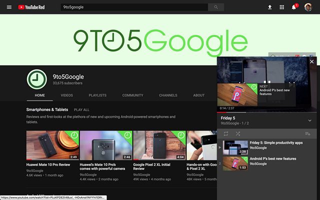 YouTube Experimenting With Picture-in-Picture Mode For Desktop Site