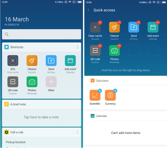 Xiaomi Releases MIUI 9 App Vault on Play Store, With New Stocks Card