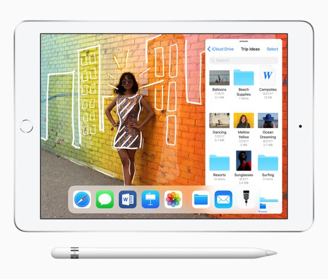 New 9.7-inch iPad with Apple Pencil