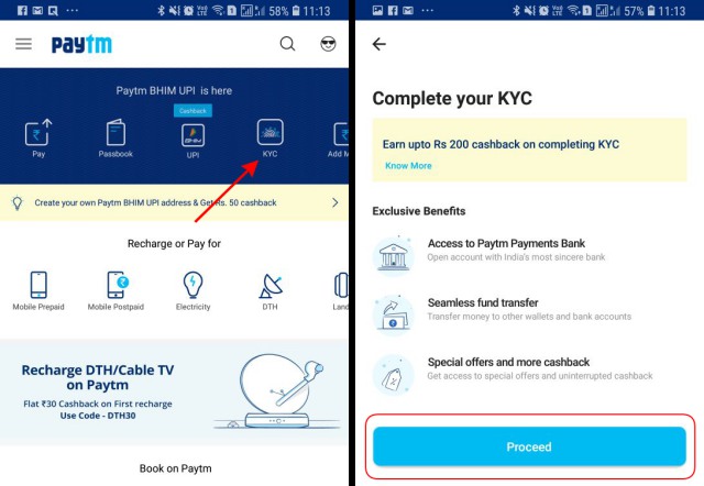 Paytm App Gets Self KYC for Quicker Verification on Android and