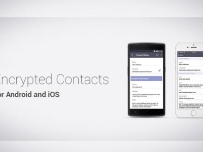 protonmail encrypted contacts featured
