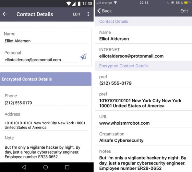protonmail example encrypted contacts