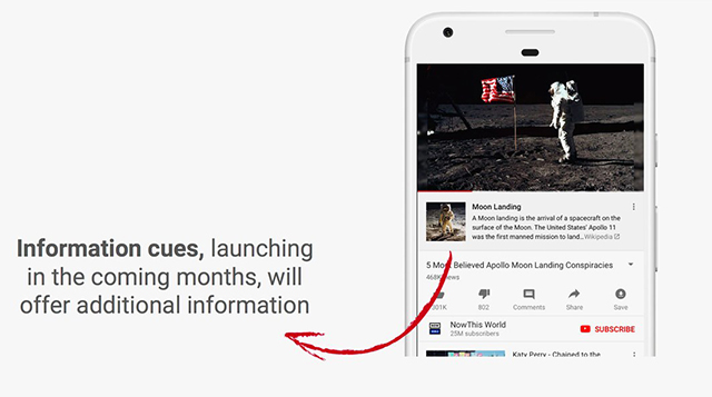 YouTube Will Add Wikipedia Links Under Videos to Fight Conspiracy Theories