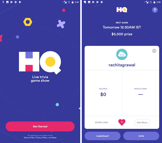 8. HQ Trivia