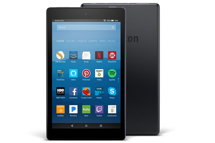 Amazon Fire HD 10 website