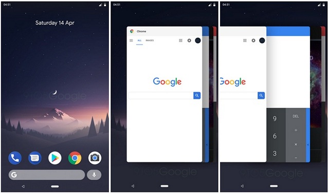 This is How Android P’s Redesigned Navigation Bar and Recents Apps Could Work