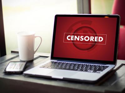 Censorship shutterstock website