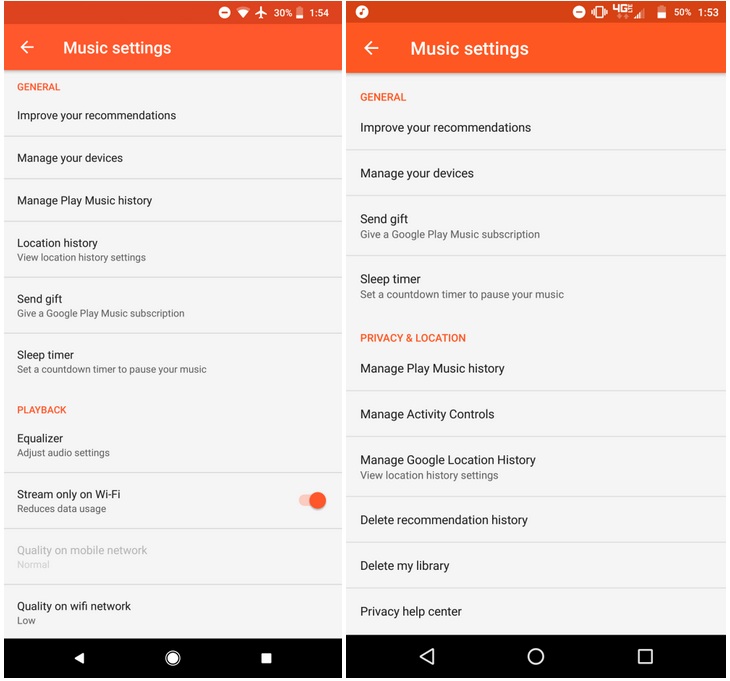 Google Play Music Update Brings Enhanced Privacy and Location Controls