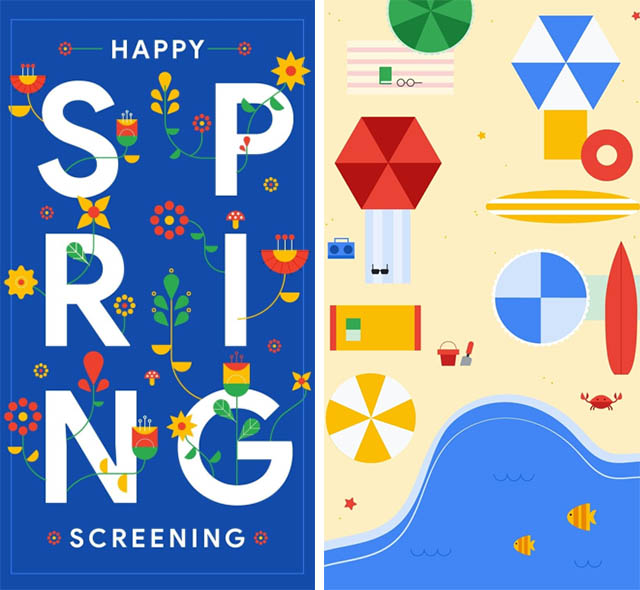 Google Spring Wallpaper Android P