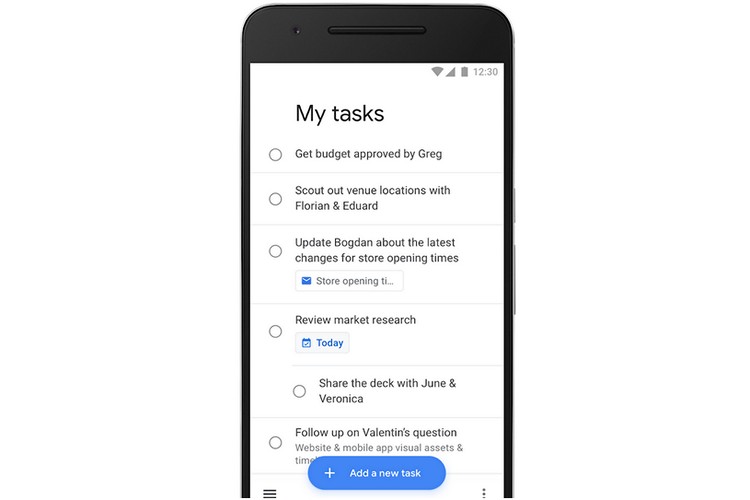 Google Revamps ‘Tasks’ For Gmail; Launches Standalone App for Android, iOS