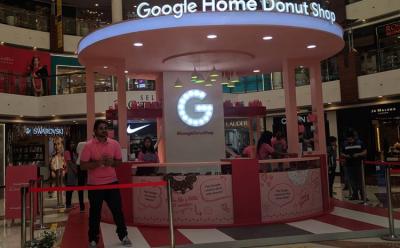 Google Home Donut Shop in Delhi