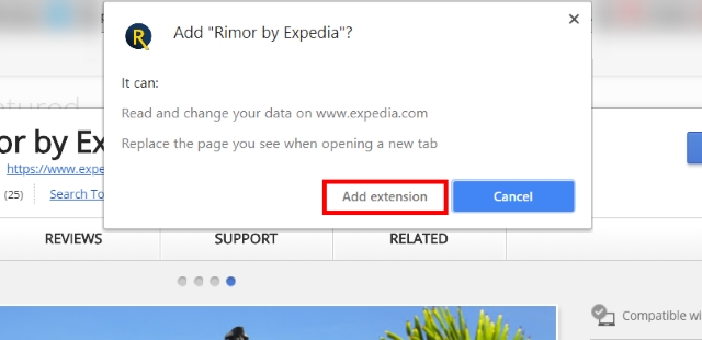 Rimor by Expedia Add Extension