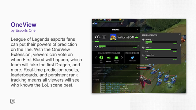 Twitch Extensions OneView