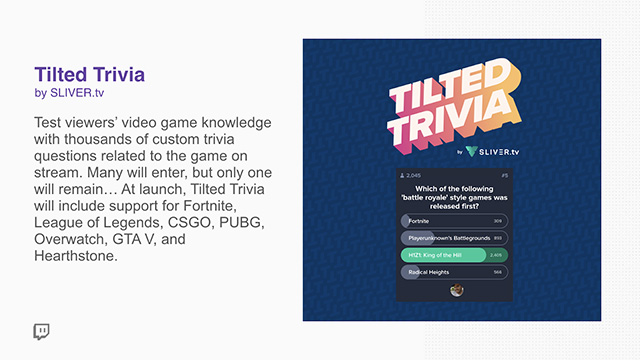 Twitch Extensions Tilted Trivia