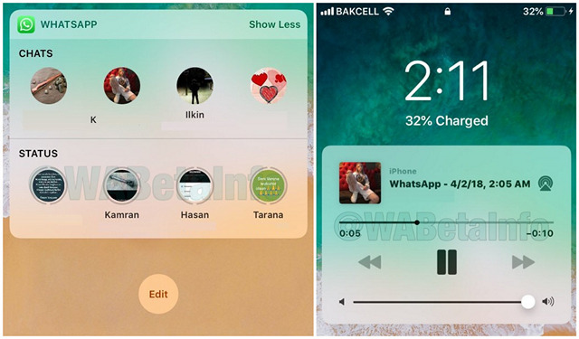 Latest WhatsApp for iOS Shows Status Updates in ‘Today View’