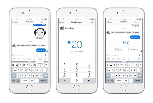 Facebook is Testing Payments Feature in India Inside Facebook Messenger
