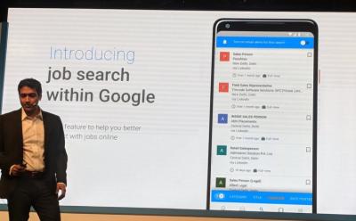google jobs search launched in India