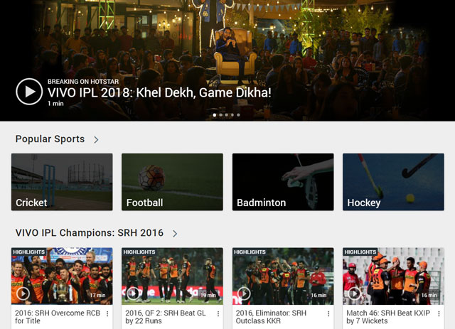 Hotstar Launches New ‘All Sports’ Subscription at Rs 299 Per Year