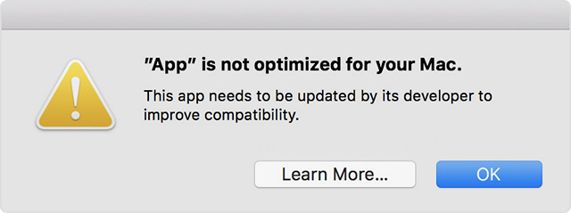 Apple Alerting Mac Users About Impending Incompatibility With 32-bit Apps