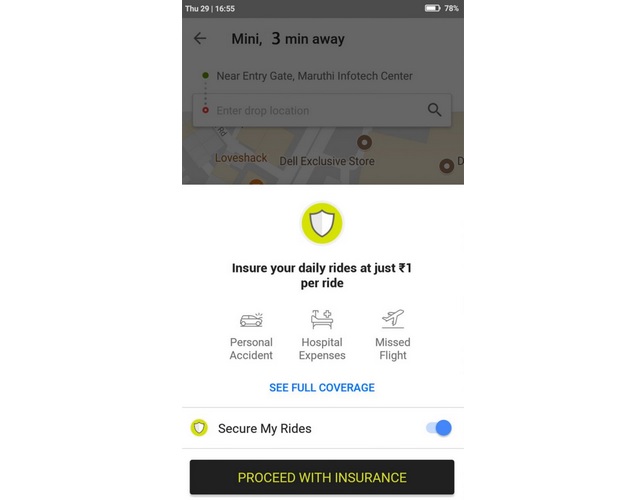 Ola Launches In-Trip Customer Insurance: Pay ₹1 for Cover up to 5 Lakh