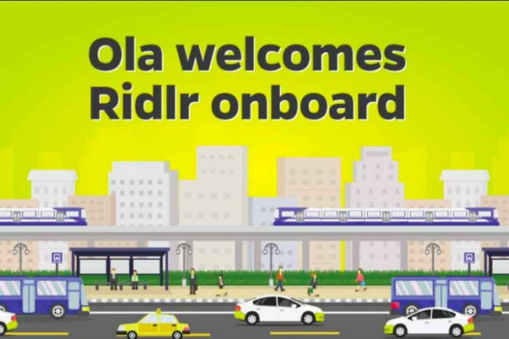 ola ridlr acquisition