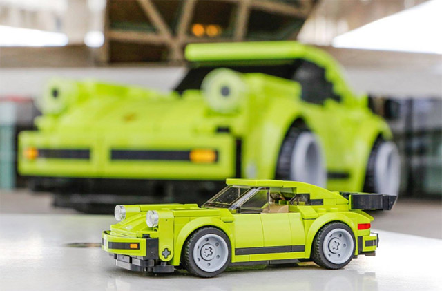Porsche Made a Scale Model of the 911 Turbo 3.0 Out of Giant Lego Bricks