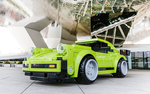 Porsche Made a Scale Model of the 911 Turbo 3.0 Out of Giant Lego Bricks