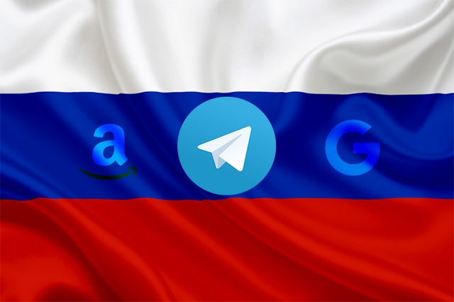 Russia Blocks Google and Amazon’s IP Addresses to Restrict Telegram Access