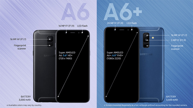 Samsung Galaxy A6 2018 and A6+ 2018 Leaked via Internal Training Video