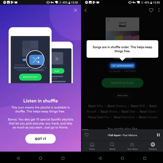 Spotify Starts Rolling Out Revamped App With Play on Demand, Special Playlists for Free Users