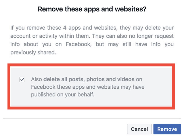 Facebook Will Now Let You Bulk Delete Third Party Apps from Your Account