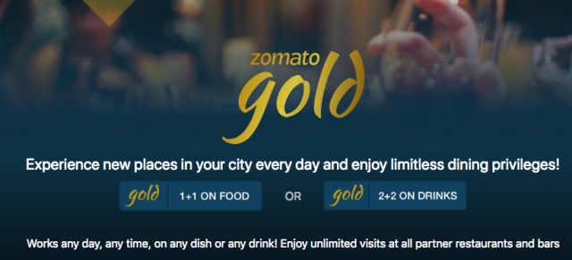 zomato gold offers