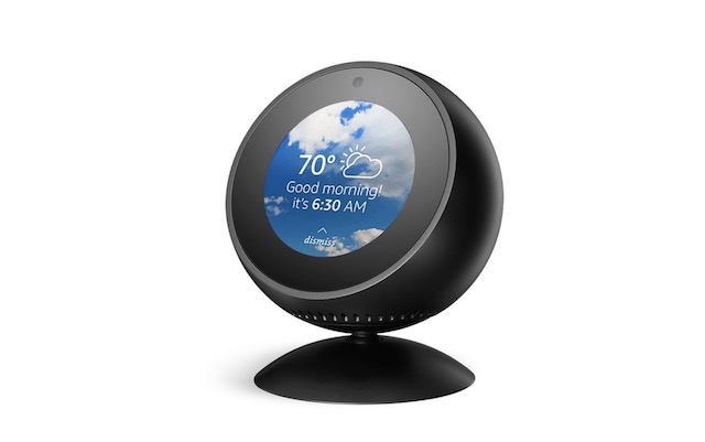 silver Echo Spot Stand BECEMURU 360°Rotatable Aluminum Alloy Stand Mount with Anti-Slip Base Protector for  Echo Spot 