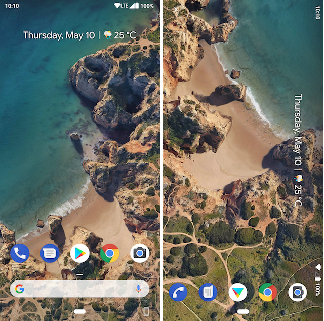 3. New Homescreen Rotation Toggle