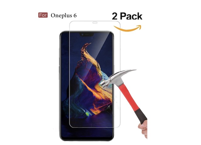 5. OnePlus 6 Screen Protector By Wellci