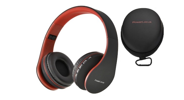 7. PowerLocus Wireless Bluetooth Over-Ear Stereo Headphones