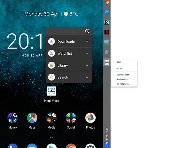 Chrome OS to Get App Shortcuts & Revamped Bluetooth Stack