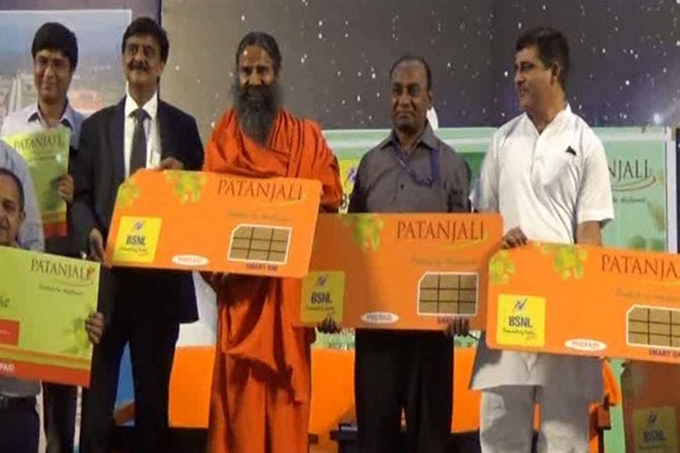 Baba Ramdev’s Patanjali Launches Co-branded SIM Cards With BSNL