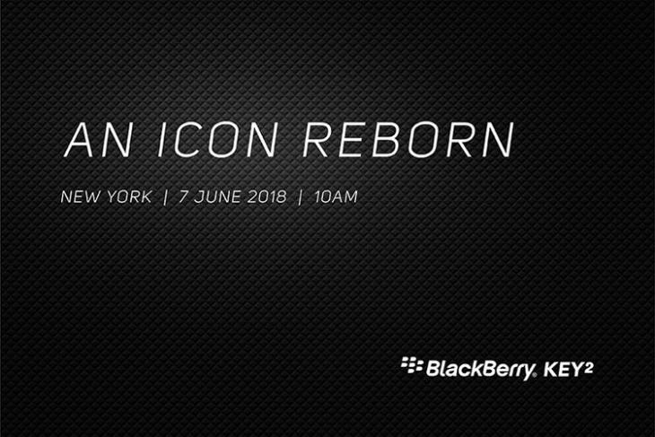 BlackBerry KEY2 launch website