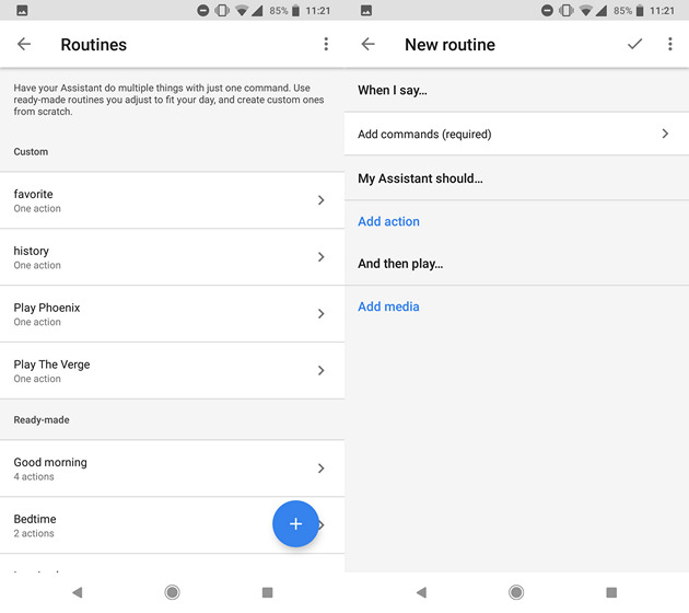 Google Assistant Gets Custom Routines With Latest Update; Scheduling Coming Soon
