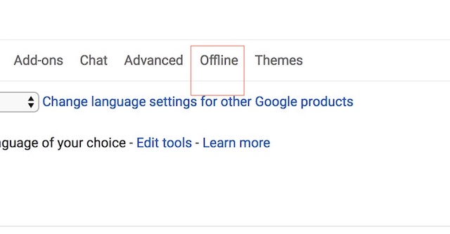 Enabling the New Offline Mode in Gmail 3