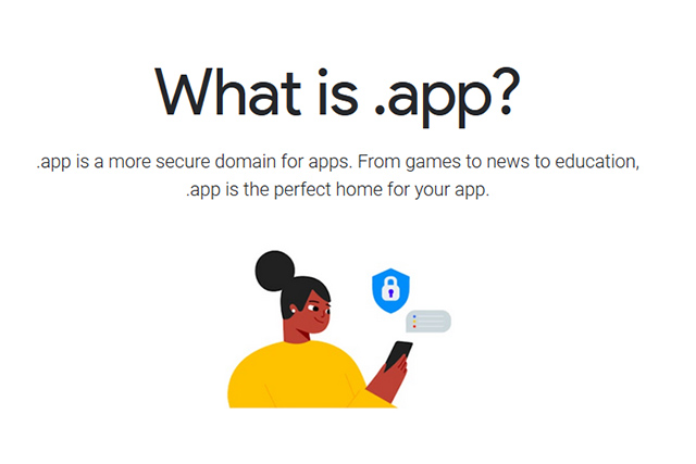 Google .app domain