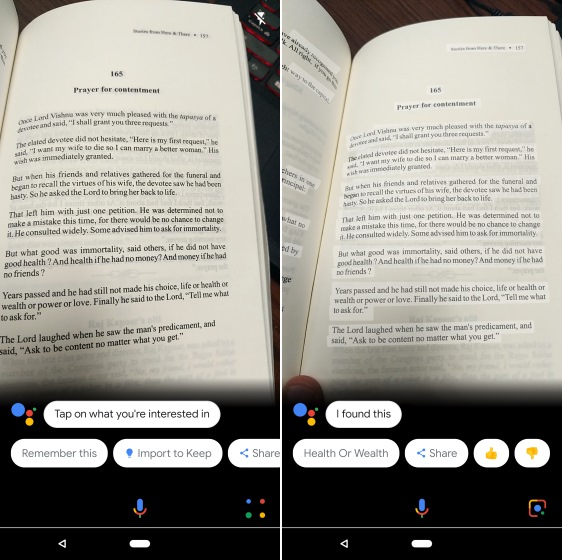 How to Use Text Selection in Google Lens on Android P