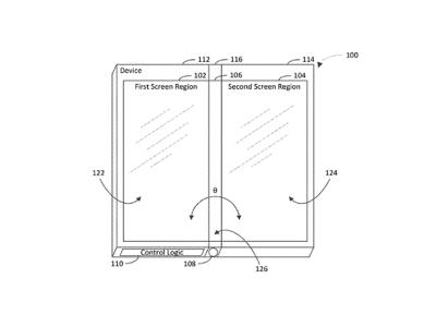 Microsoft Three Display Phone Patent
