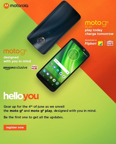 Moto G6 Will Be Exclusive to Amazon India, Moto G6 Play Headed to Flipkart