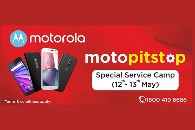 Motorola’s ‘Moto Pitstop’ In Delhi on May 12-13 To Offer Free Service, Discounts, Upgrades