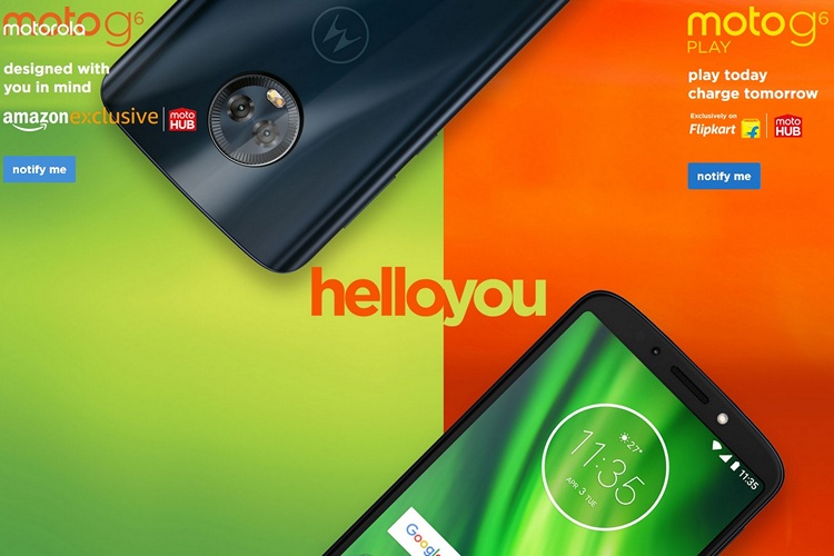Motorola G6 Series India website