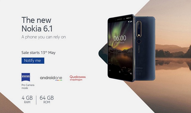 Nokia 6 (2018) 4GB/64GB Model Listed on Amazon; Sale Starts May 13