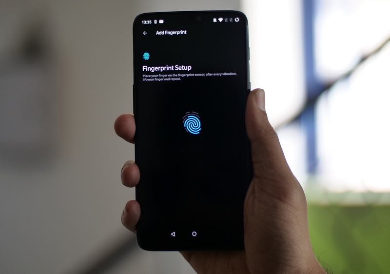 OnePlus 6 Fingerprint Registration